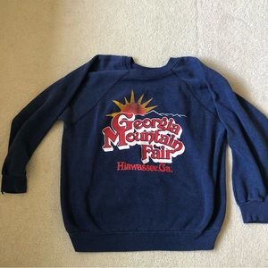Vintage Georgia Mountain Fair sweatshirt size large (runs small)